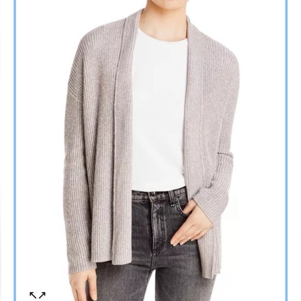 NWT Eileen Fisher Organic Cotton Boxy Short Cardigan Women’s size XL